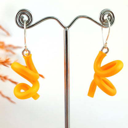 Carl Earrings Orange