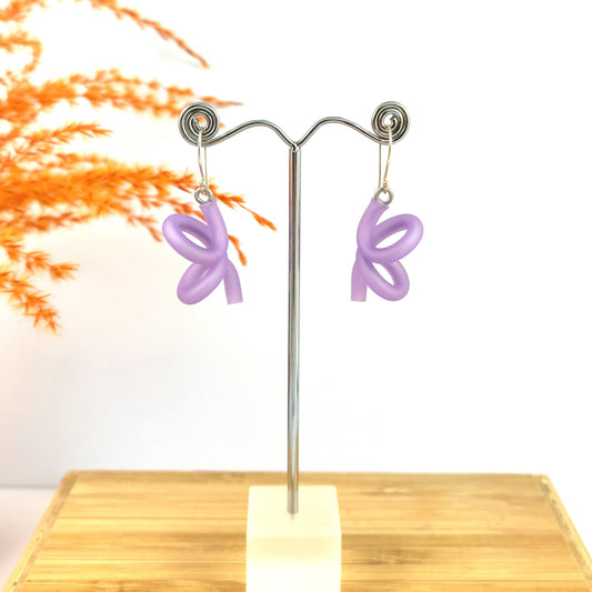 Carl Earrings Lilac