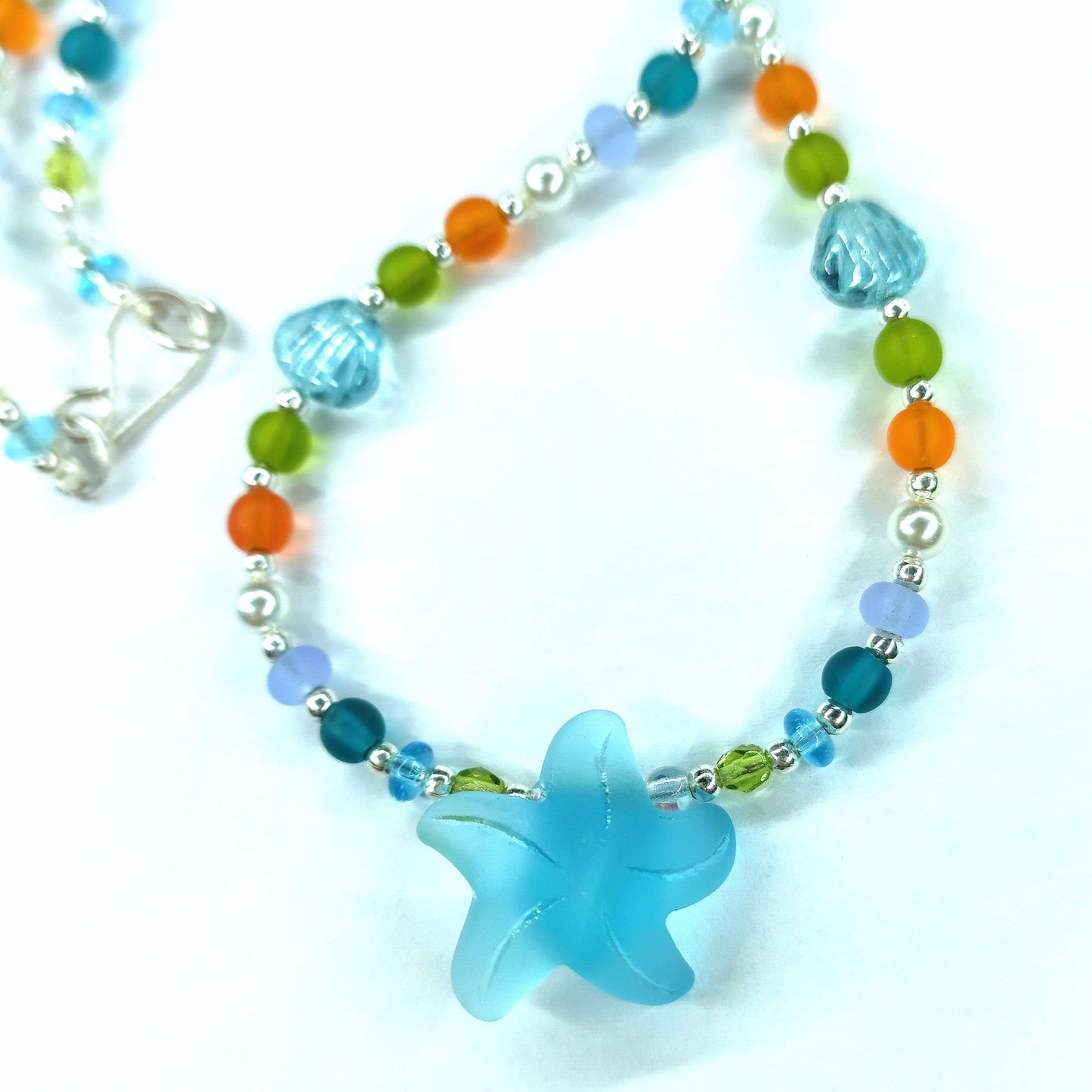 Bright Starfish Choker Necklace